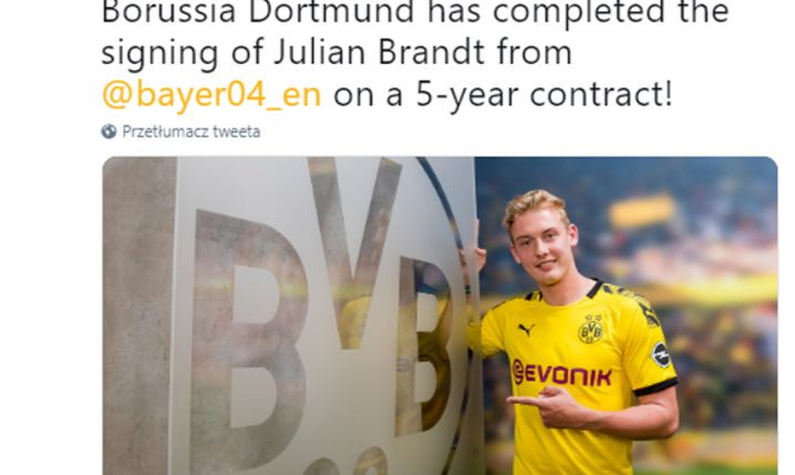 OFICJALNIE! Julian Brandt w BVB!